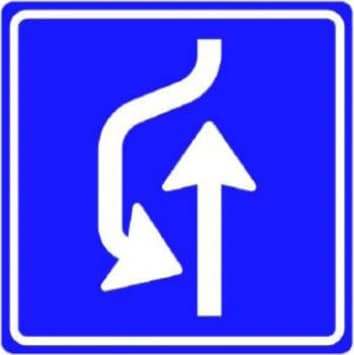 Passing place on the left
