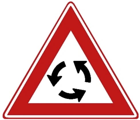Roundabout ahead