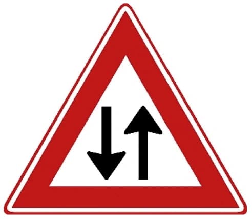 Oncoming traffic