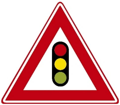 Traffic lights ahead