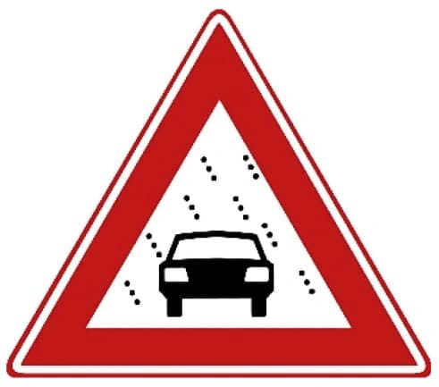 Poor visibility due to snow, rain or fog
