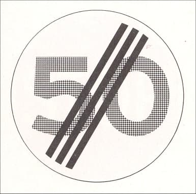 End of maximum speed