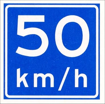 Advisory speed