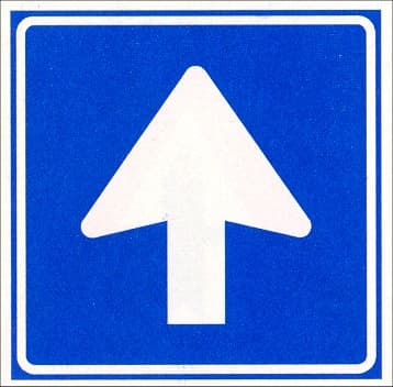 One-way road