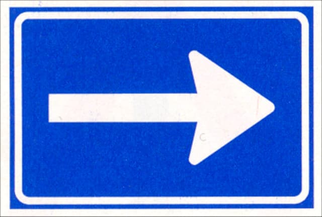 One-way road