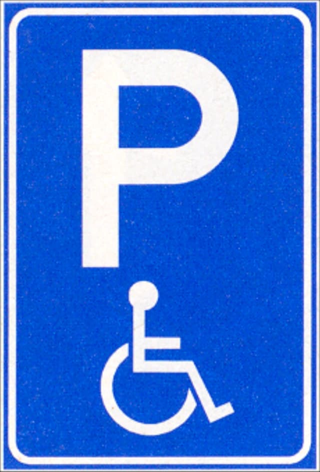 Disabled parking space