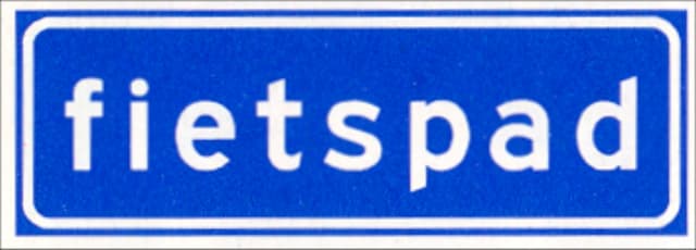 Optional cycle path