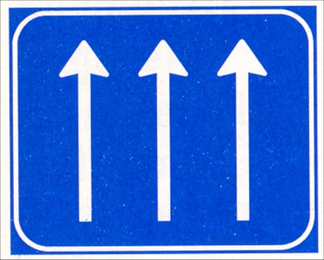Number of through lanes